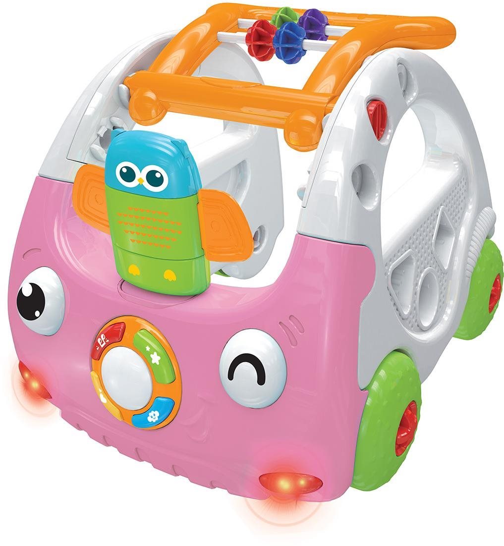 ZOPA Aktivity chodúľka 3 v 1 Pink Chodítko