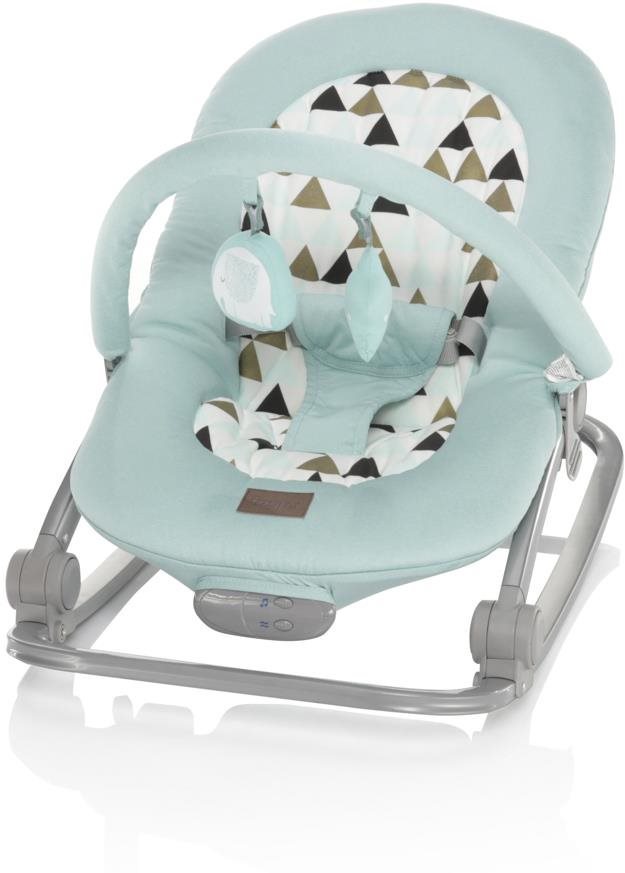 ZOPA Ležadlo Relax 2 Mint triangles/Grey Detské ležadlo