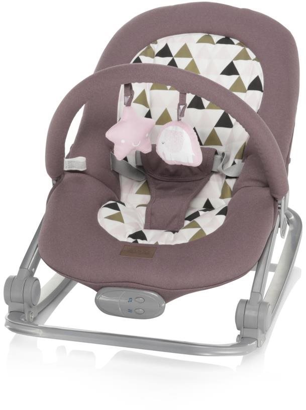 ZOPA Ležadlo Relax 2 Pink triangles/Grey Detské ležadlo