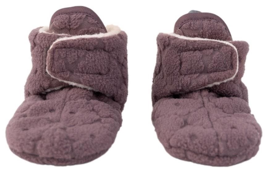 LODGER Slipper Folklore Fleece Mauve 6 – 12 m Capačky