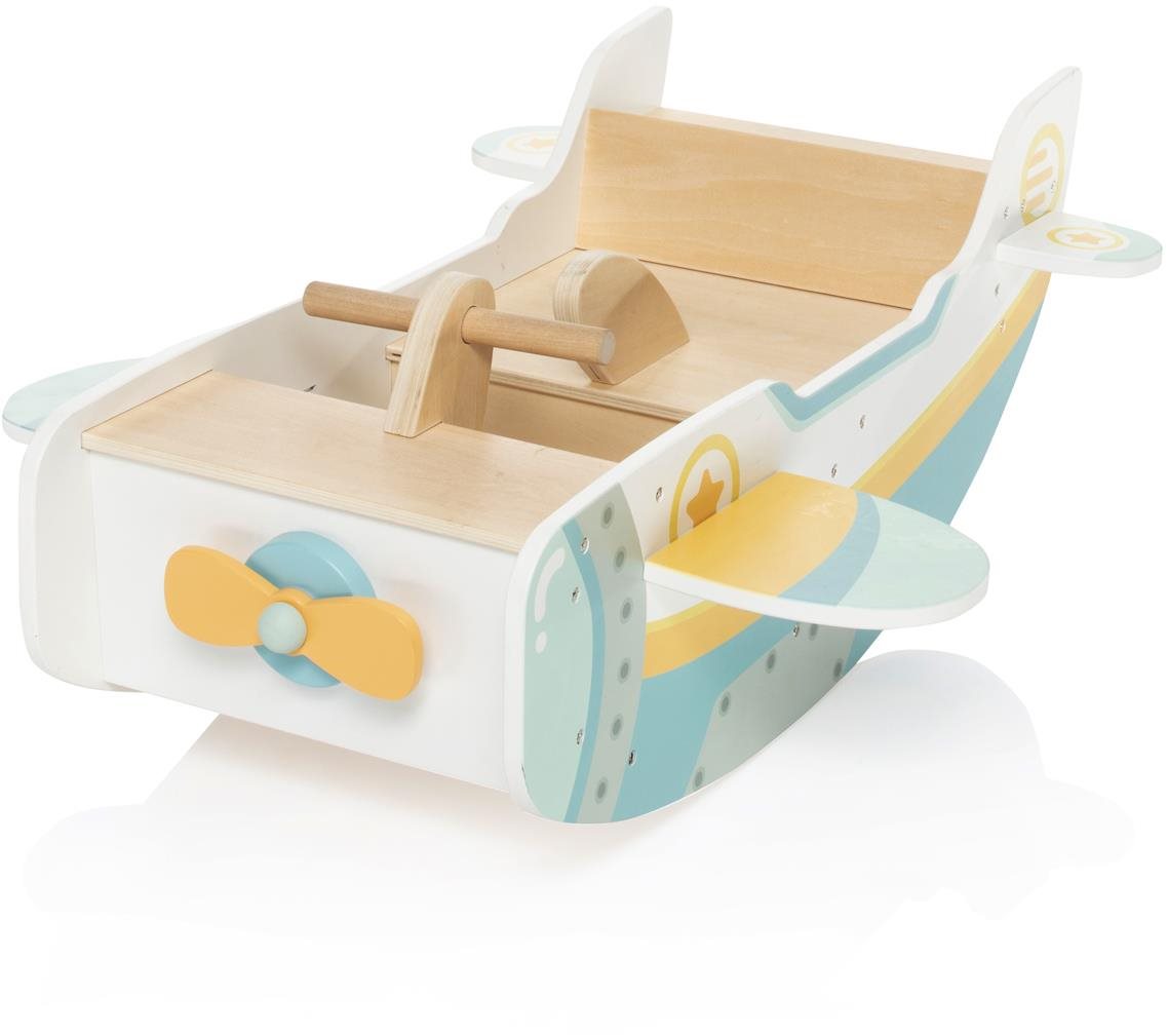 ZOPA Drevená montessori hojdačka lietadlo Wood Montessori hojdačka
