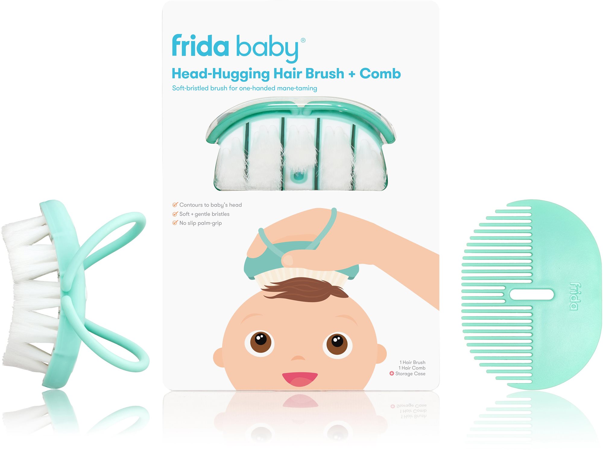 FRIDABABY Kefa na vlasy & hrebeň Detský hrebeň