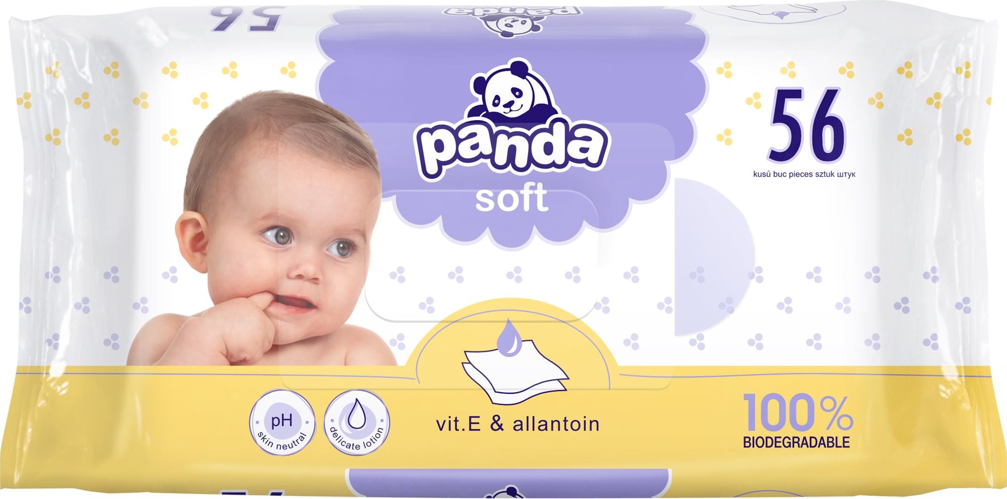 PANDA Soft 56 db Popsitörlő