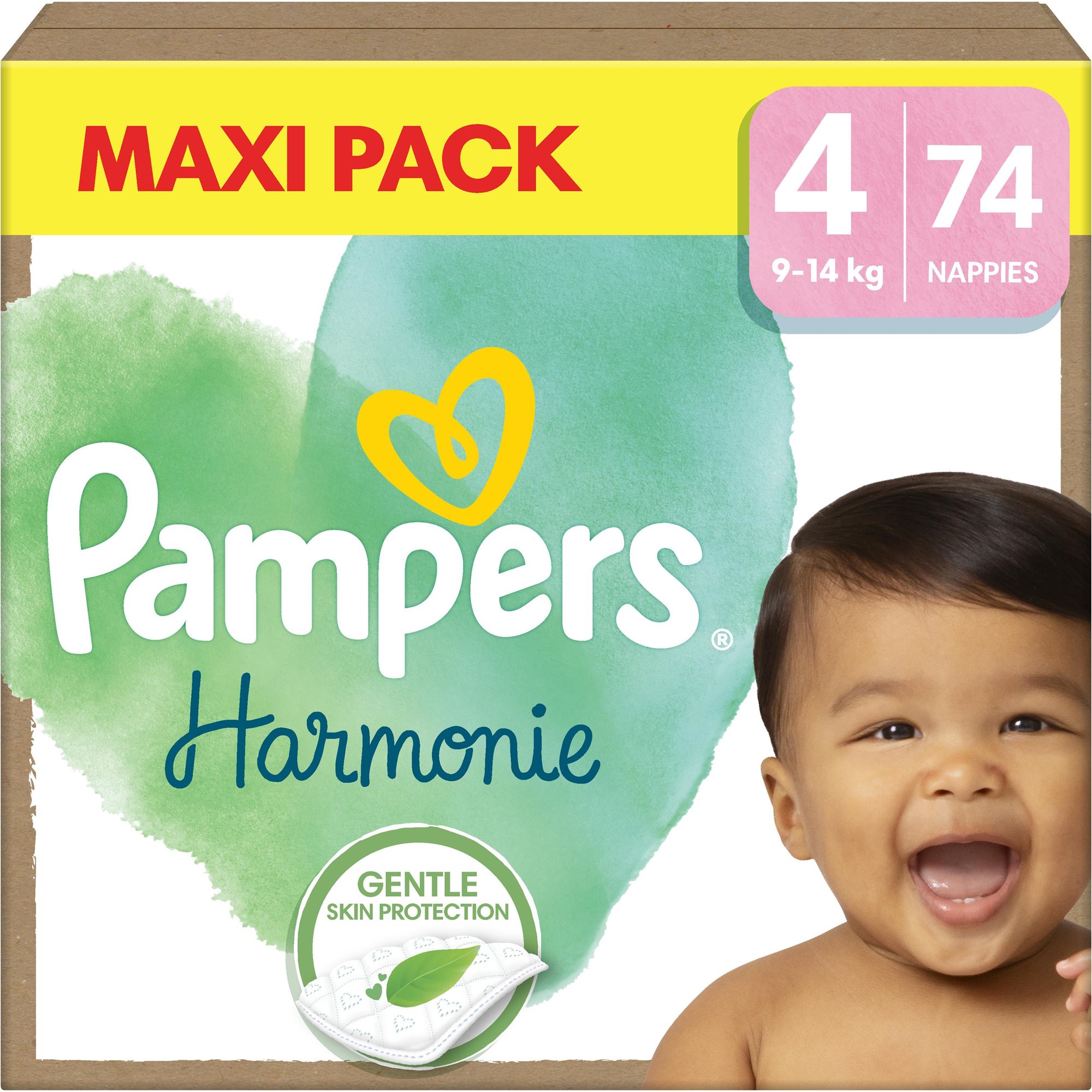 Pampers Harmonie Baby, 4 (74 db) Eldobható pelenka