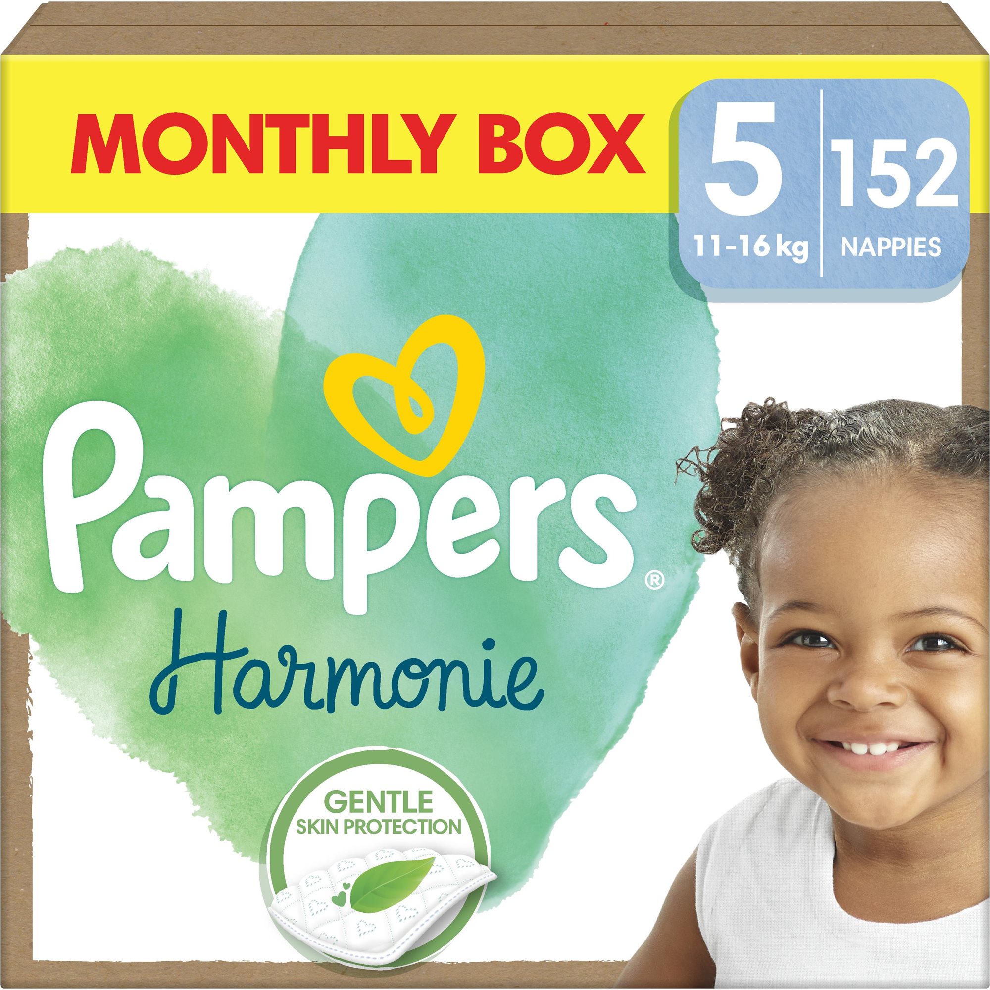 PAMPERS Harmonie Baby veľkosť 5 (152 ks) Jednorazové plienky