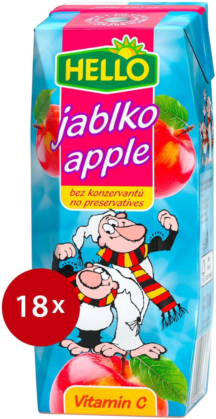 HELLO Mini Jablko 18× 250 ml Nápoj