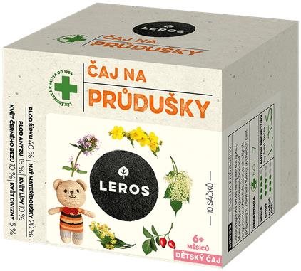 LEROS Detský na priedušky 10× 1,5 g Detský čaj