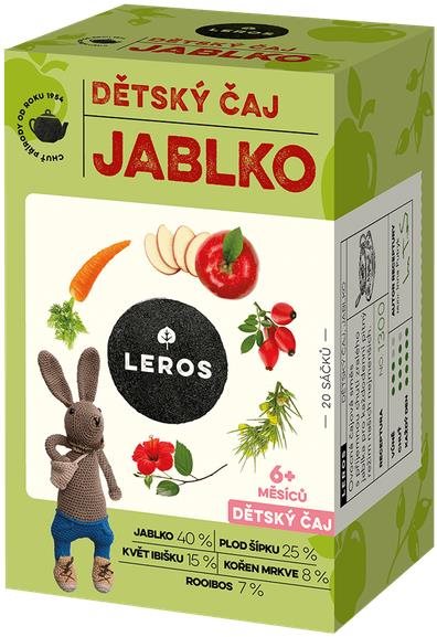 LEROS Detský Jablko 20 × 2,0 g Detský čaj