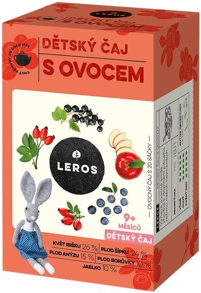 LEROS Dětský s ovocem 20 × 2,0 g Dětský čaj