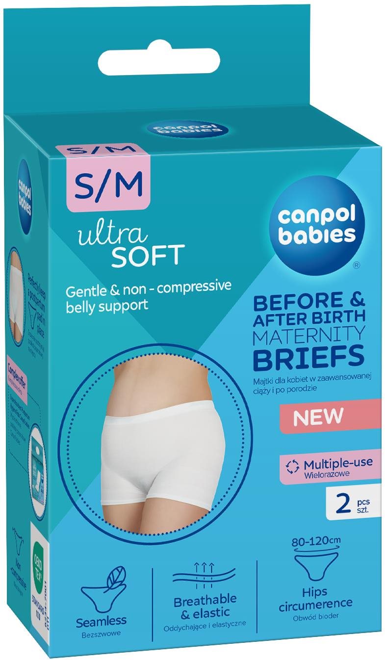 Canpol babies Tehotenské a popôrodné nohavičky 2 v 1 S/M, 2 ks...