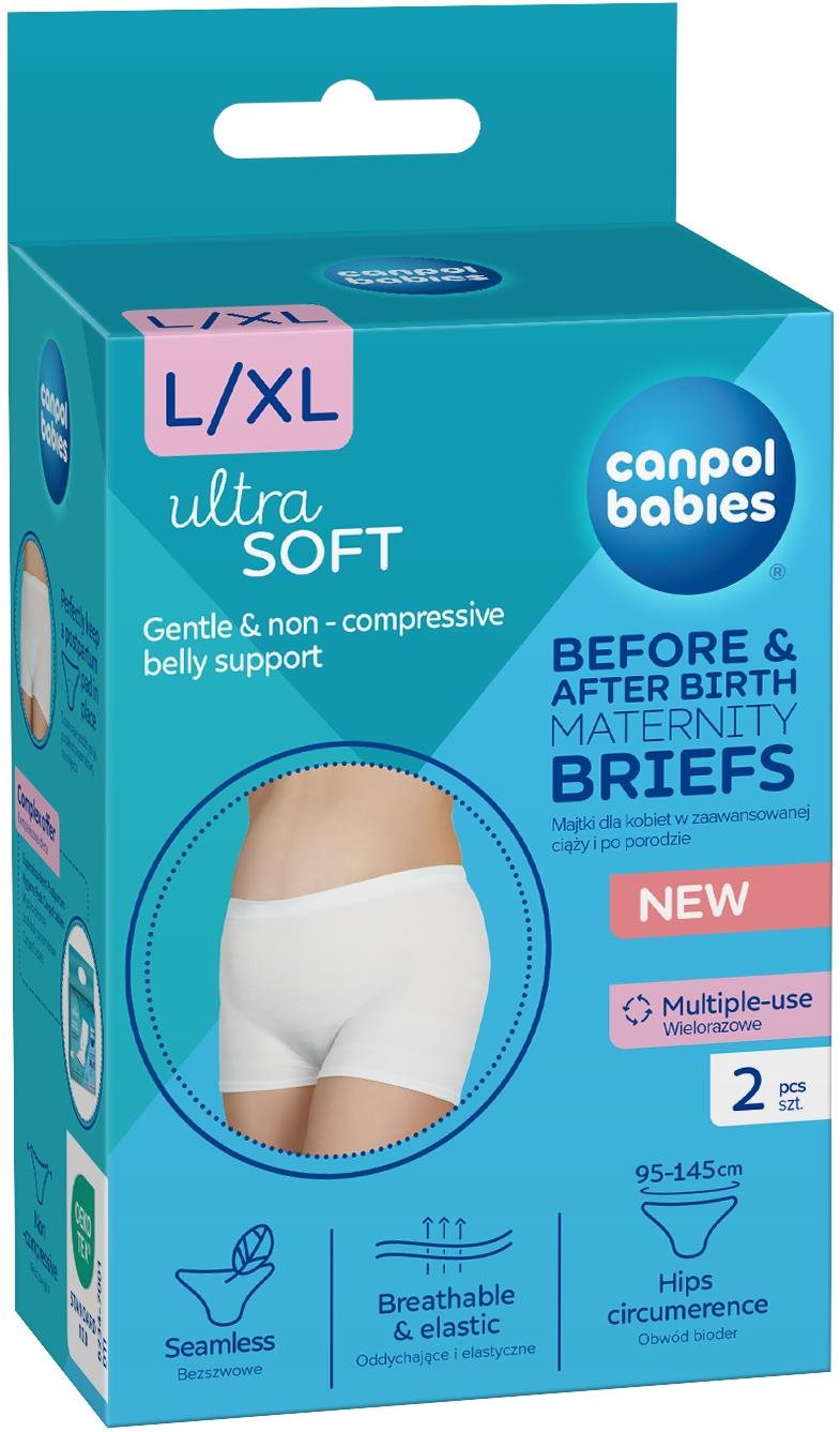 Canpol babies Tehotenské a popôrodné nohavičky 2 v 1 L/XL, 2 ks...