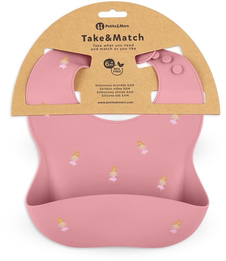 PETITE&MARS Take&Match Rose Princesses 6 m+ Podbradník