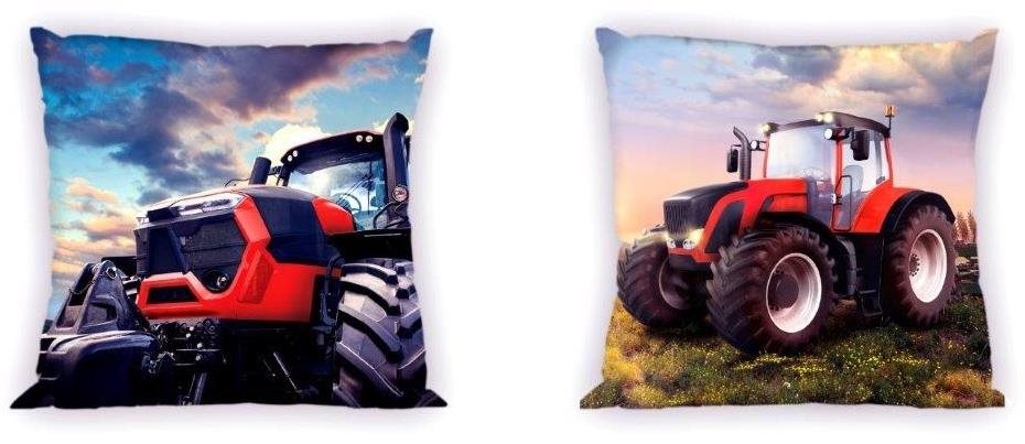 FARO obojstranná obliečka na vankúšik Turbo Traktor 40 × 40 cm...