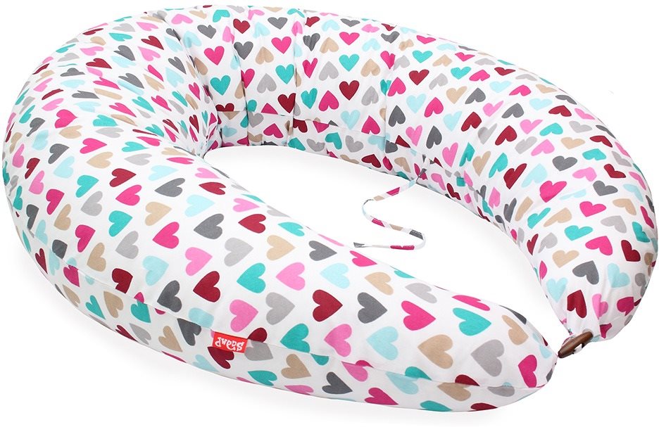 SCAMP Multifunkciós párna Colorfull Heart Szoptatós párna