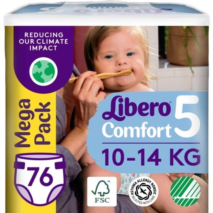 Libero Comfort 5 Mega Pack (76 db) 10 - 14 kg Eldobható pelenka