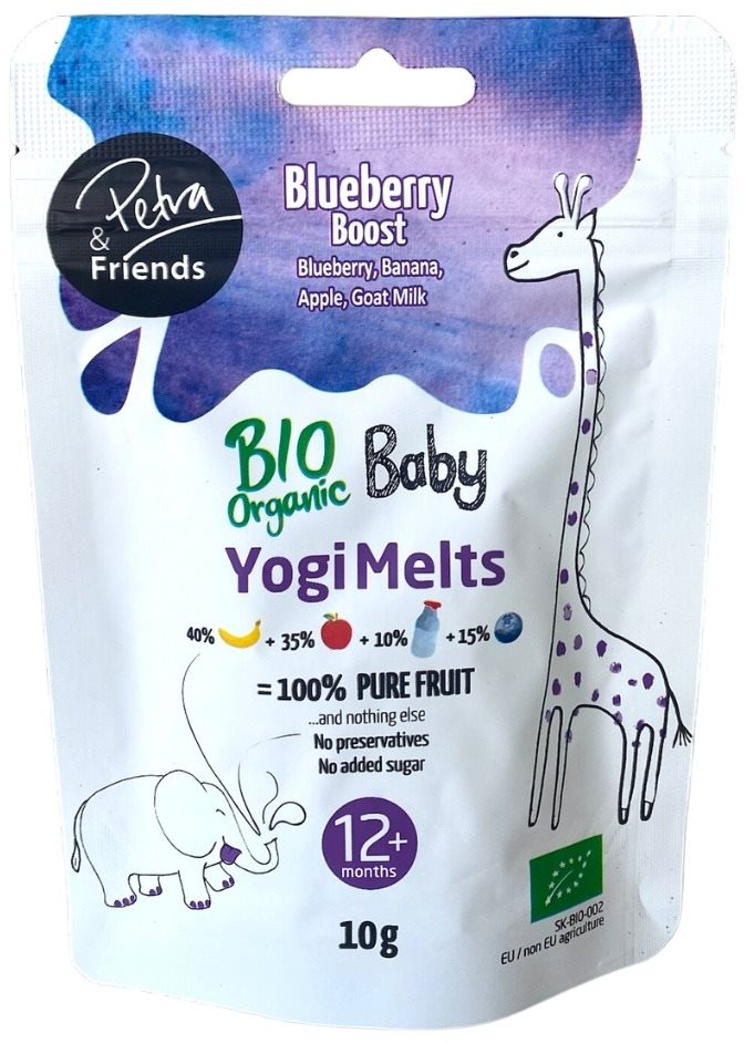 Petra & Friends BIO Ovocné kúsky s čučoriedkami a kozím syrom 10 g...