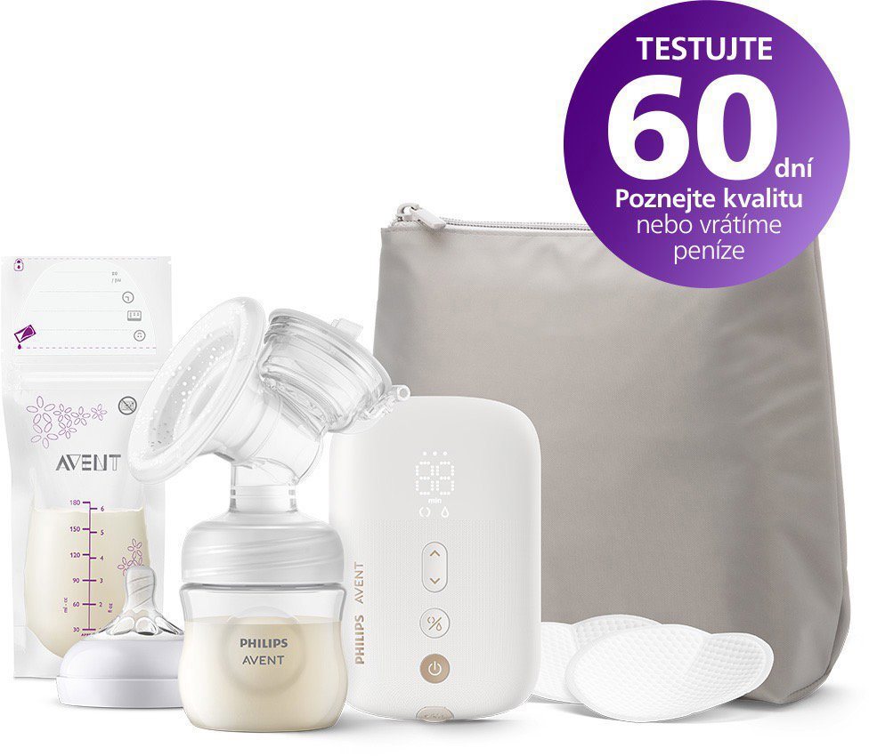 Philips AVENT elektrická odsávačka Premium nabíjacia SCF396/31...