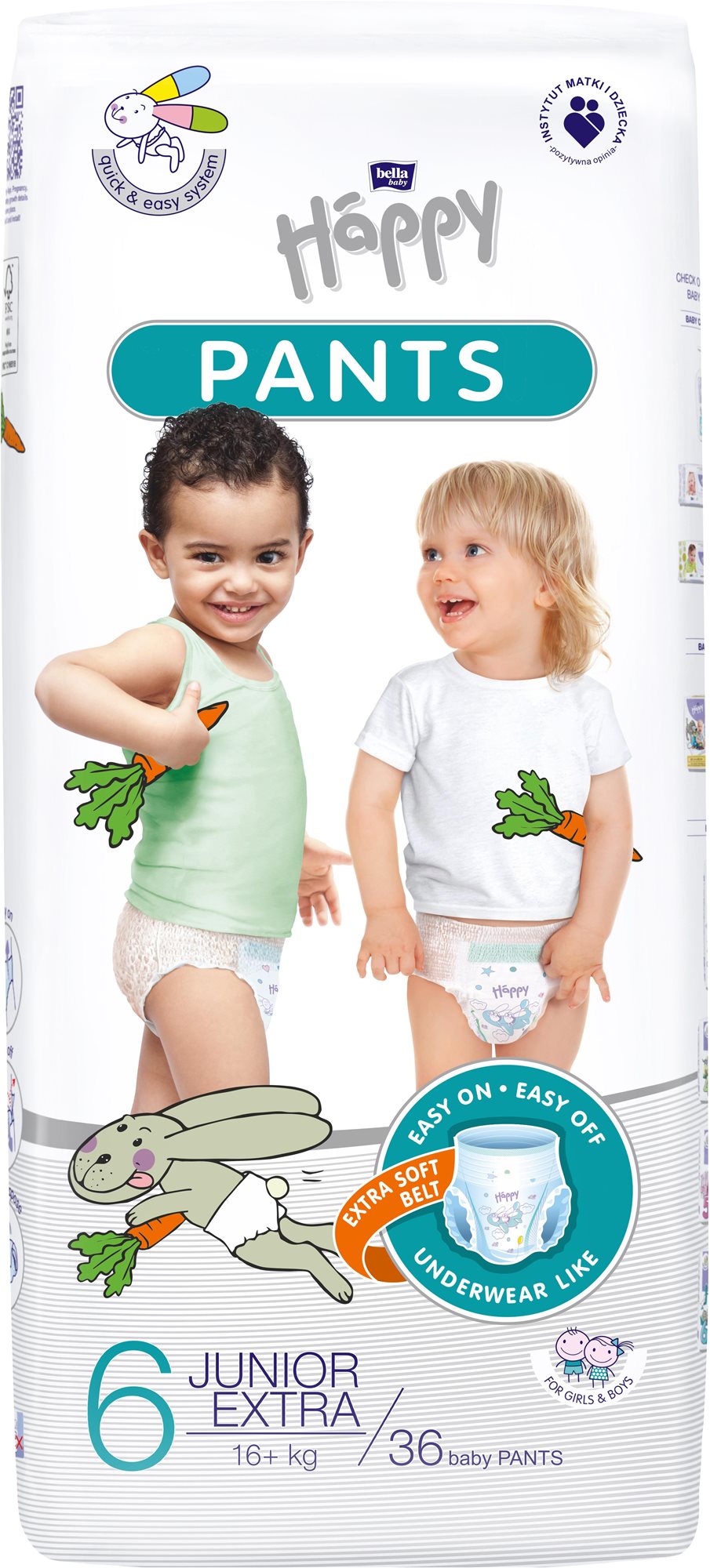 BELLA Baby Happy Pants Junior Extra 6, 36 db Bugyipelenka