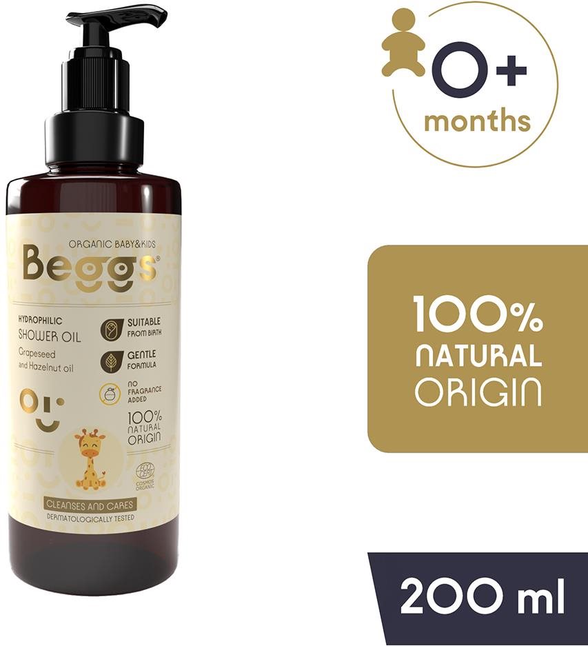 Beggs Detský umývací olej 200 ml Sprchový olej