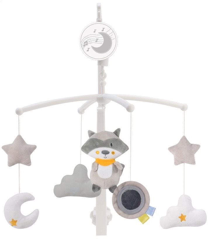 Zopa kolotoč nad postieľku Raccoon Kolotoč nad postieľku
