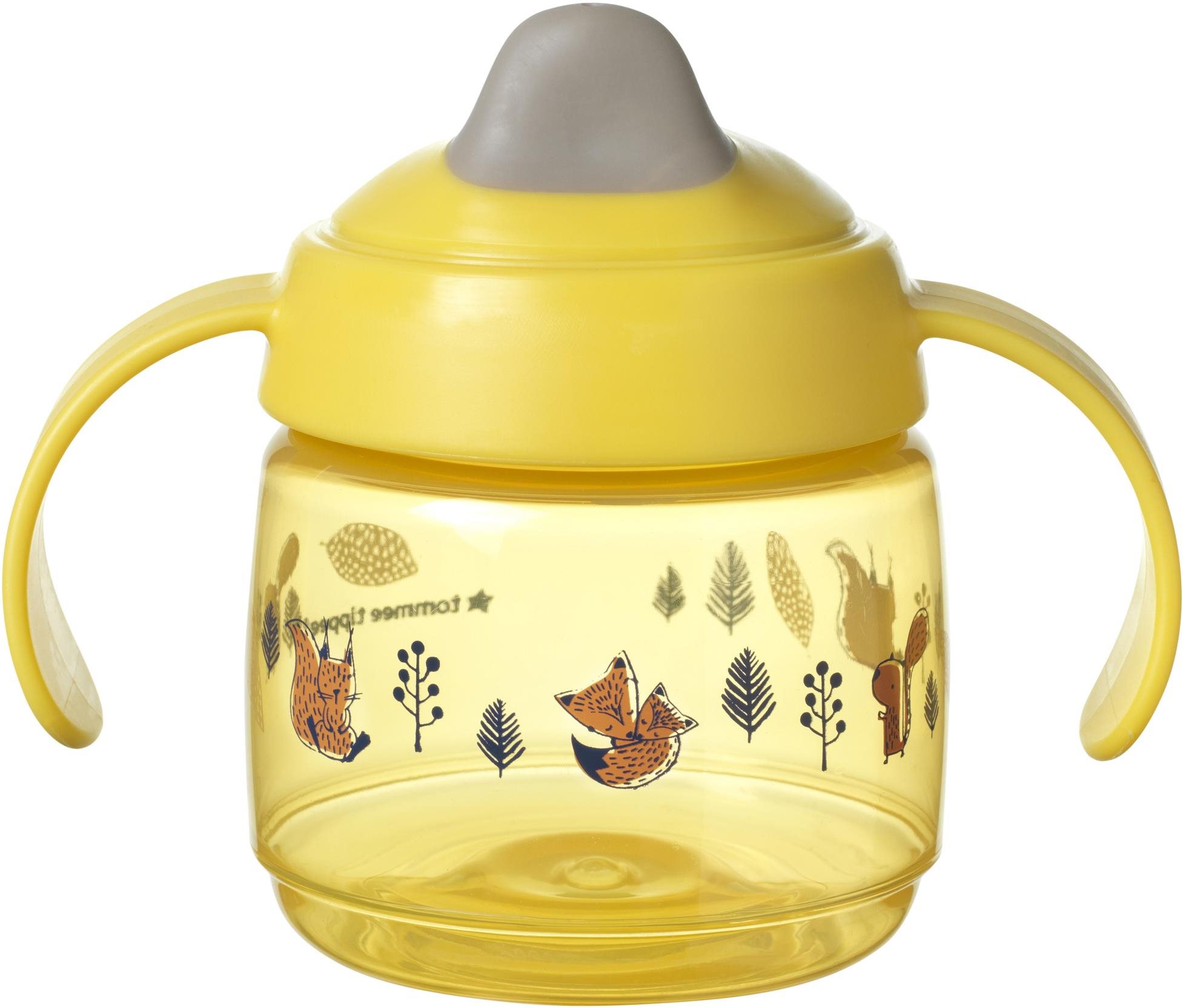 Tommee Tippee Superstar 4m+ Yellow, 190 ml Detský hrnček