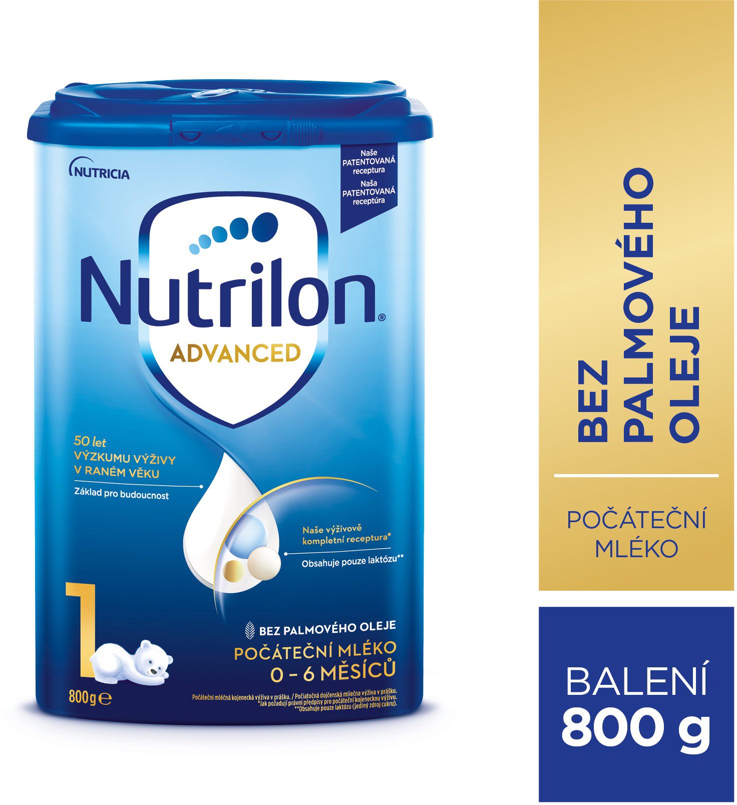 Nutrilon 1 počáteční mléko 800 g Kojenecké mléko