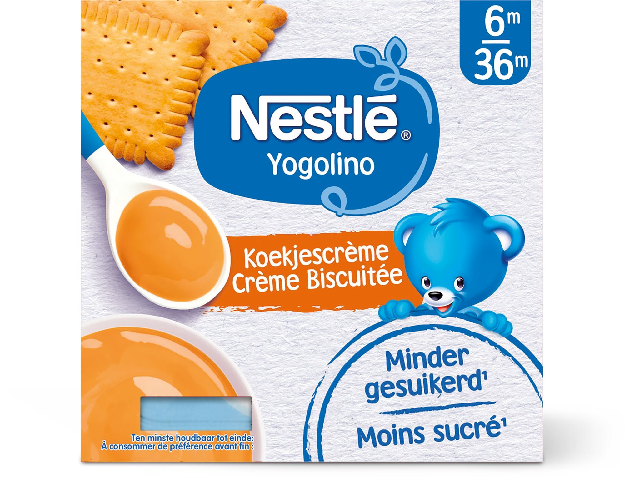 NESTLÉ Yogolino mliečny dezert so sušienkami 4× 100 g Príkrm