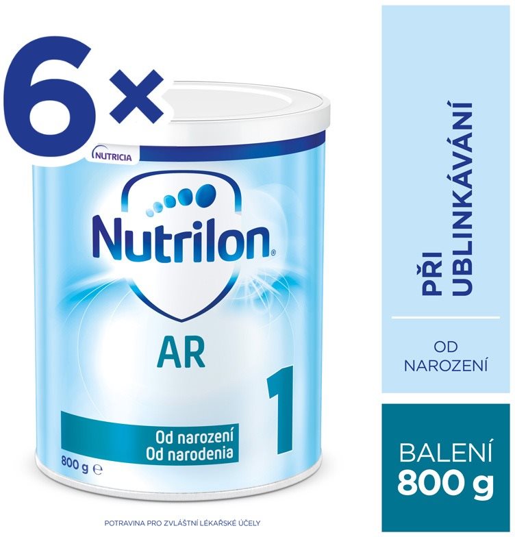 Nutrilon 1 AR špeciálne počiatočné mlieko 6× 800 g, 0+ Dojčenské...