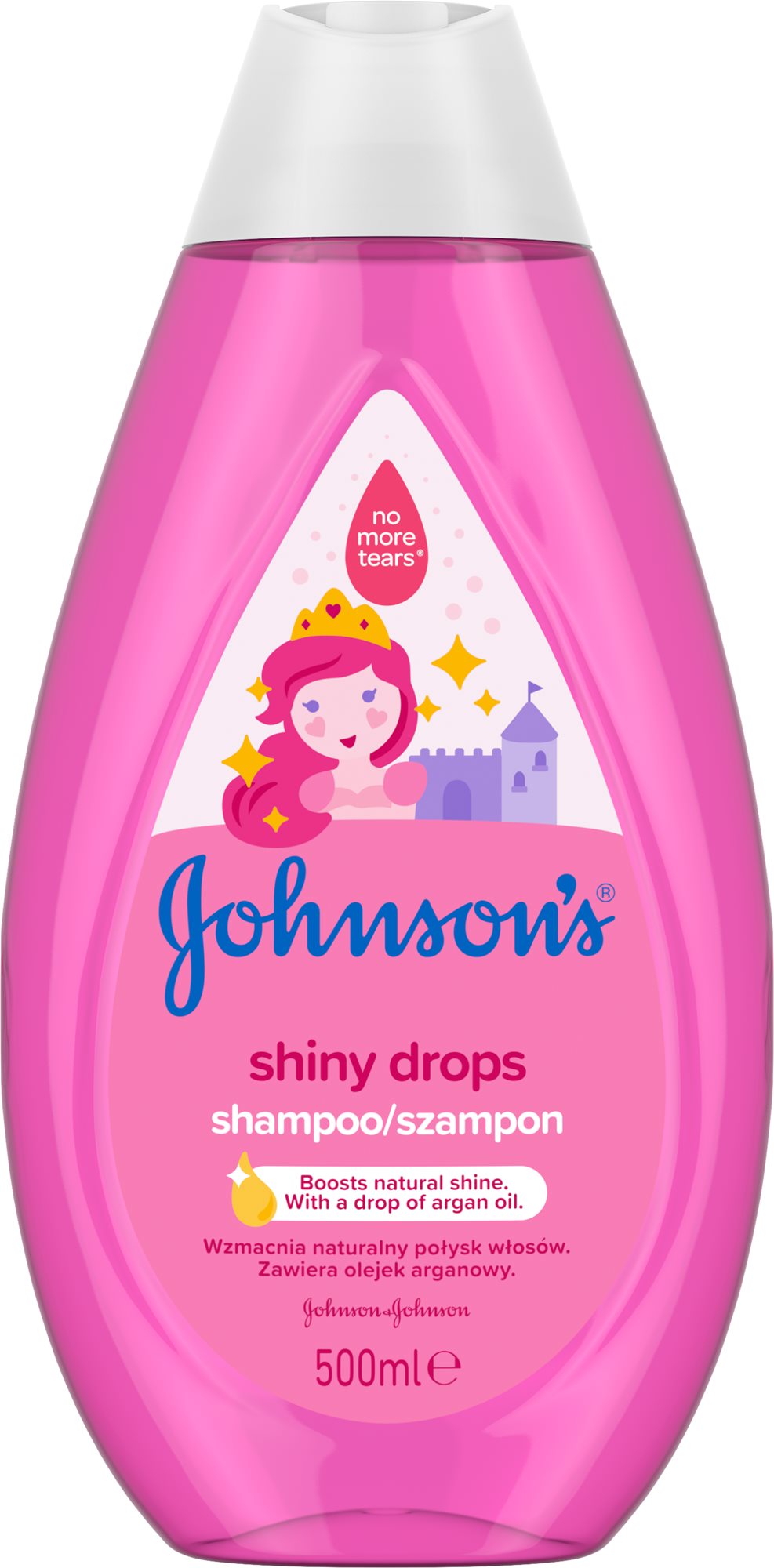 JOHNSON'S BABY Shiny Drops šampón 500 ml Detský šampón
