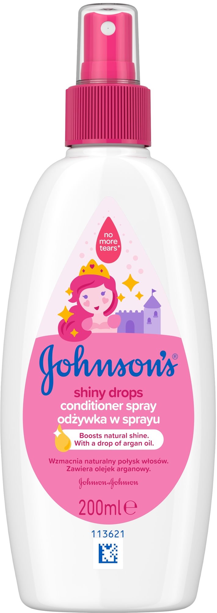 JOHNSON'S BABY Shiny Drops kondicionér v spreji 200 ml Kondicionér