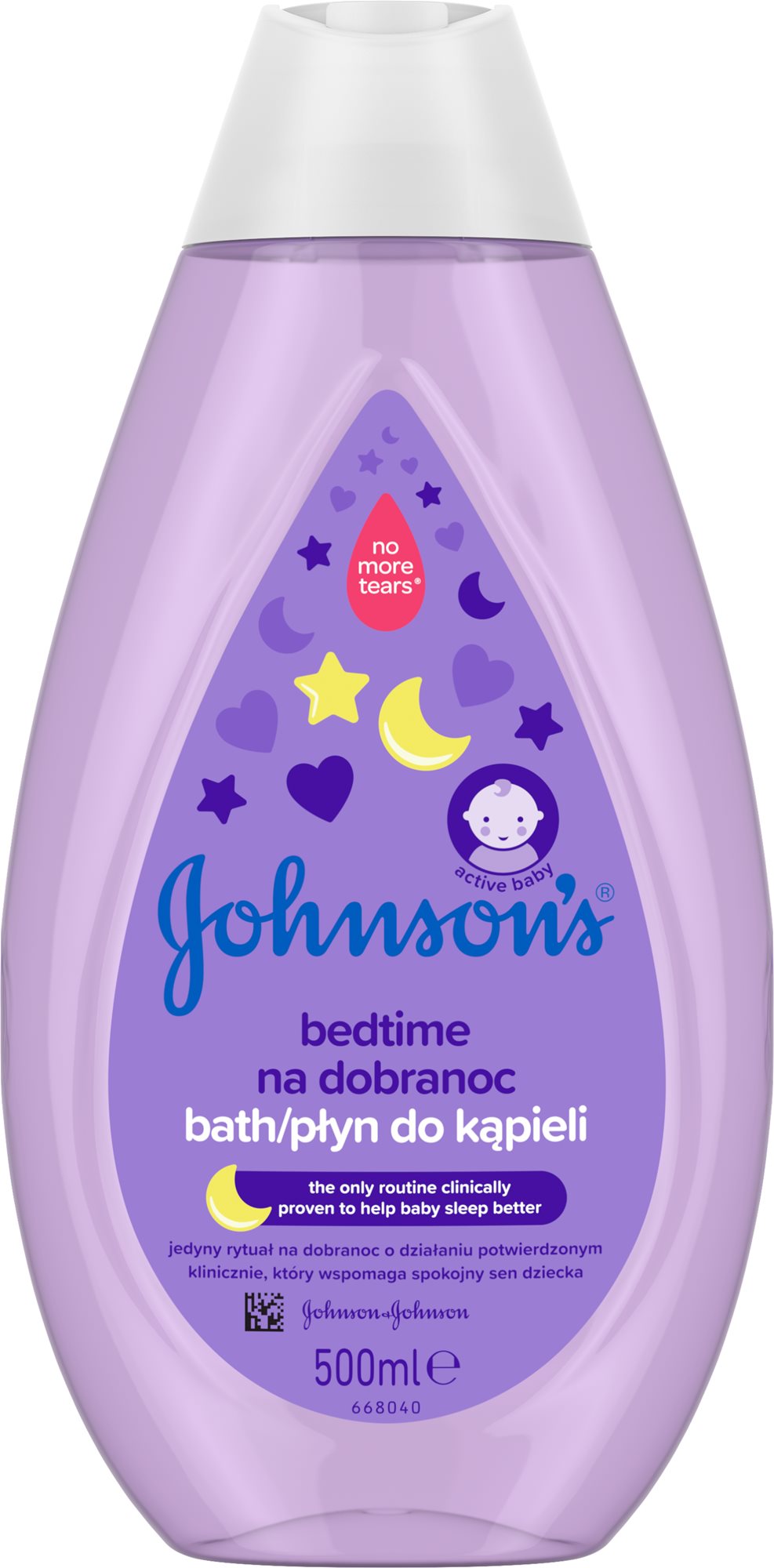 JOHNSON'S BABY Bedtime Baby Bath 500 ml Detská pena do kúpeľa