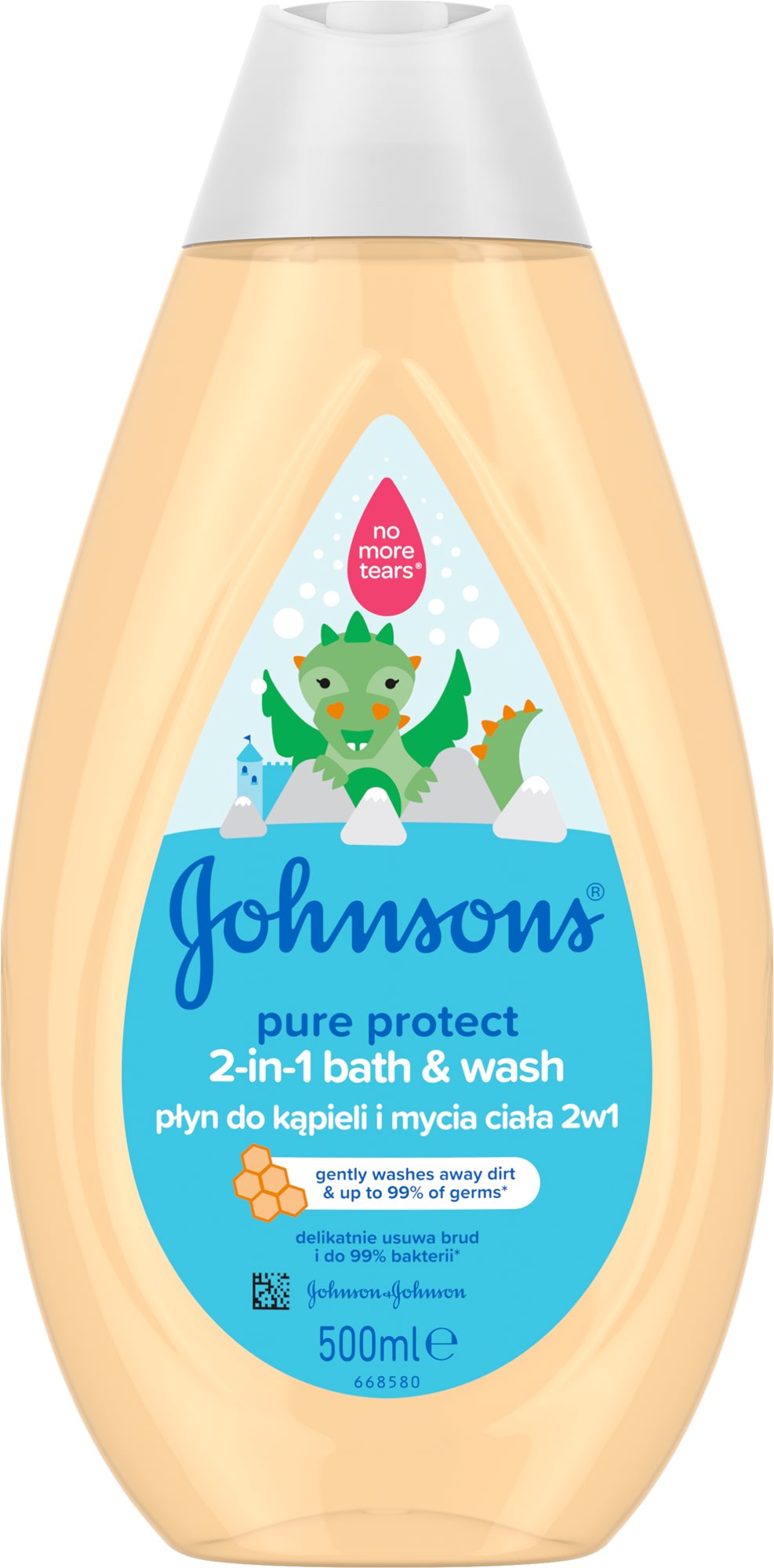 JOHNSON'S BABY Pure Protect 500 ml Detská pena do kúpeľa