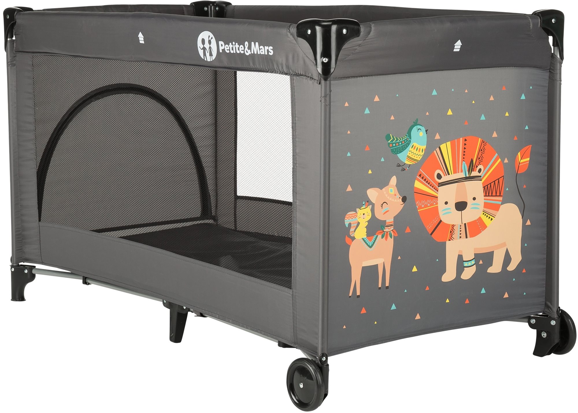 Petite & Mars Koot Lion Grey Cestovná postieľka