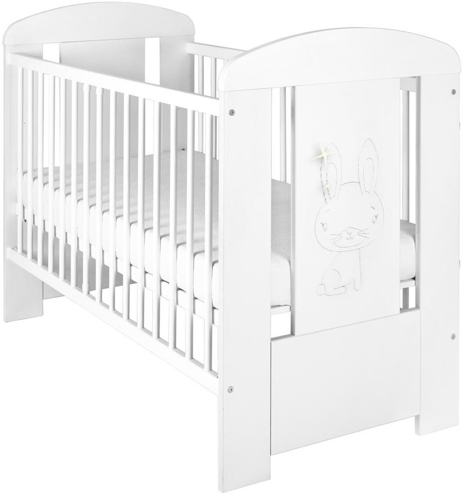New Baby Králik štandard – biela Detská postieľka