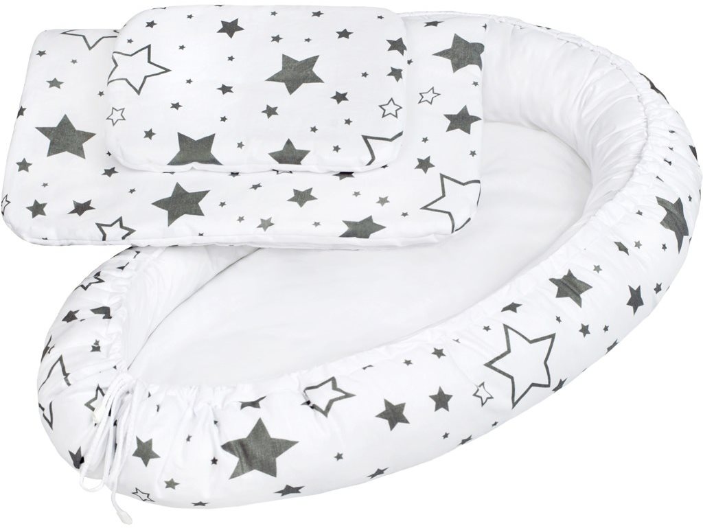 New Baby Luxusné hniezdočko s perinkou a vankúšikom hviezdičky –...