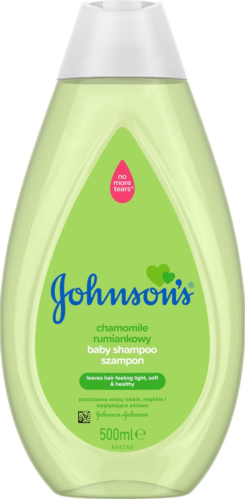 JOHNSON'S BABY dětský šampon s heřmánkem 500 ml Dětský šampon