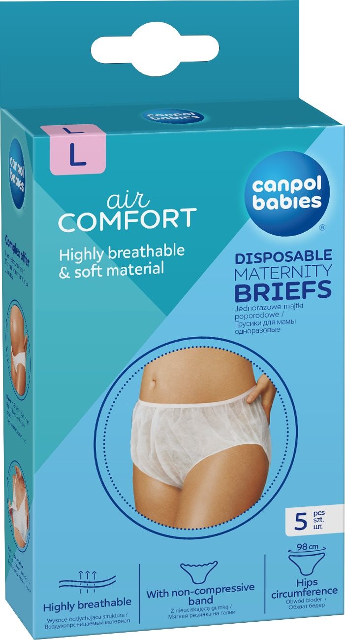 CANPOL BABIES Jednorazové nohavičky L, 5 ks Popôrodné nohavičky