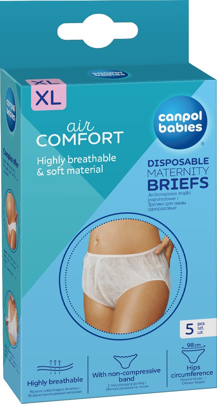 CANPOL BABIES Jednorazové nohavičky L/XL, 5ks Popôrodné nohavičky
