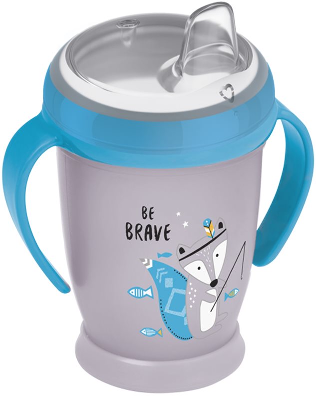 LOVI Hrnček nevylievací LOVI INDIAN SUMMER 250 ml – boy Detský hrnček