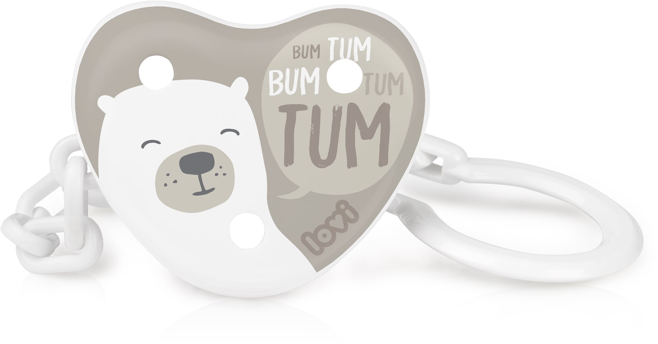 LOVI Buddy Bear Klip na dudlík