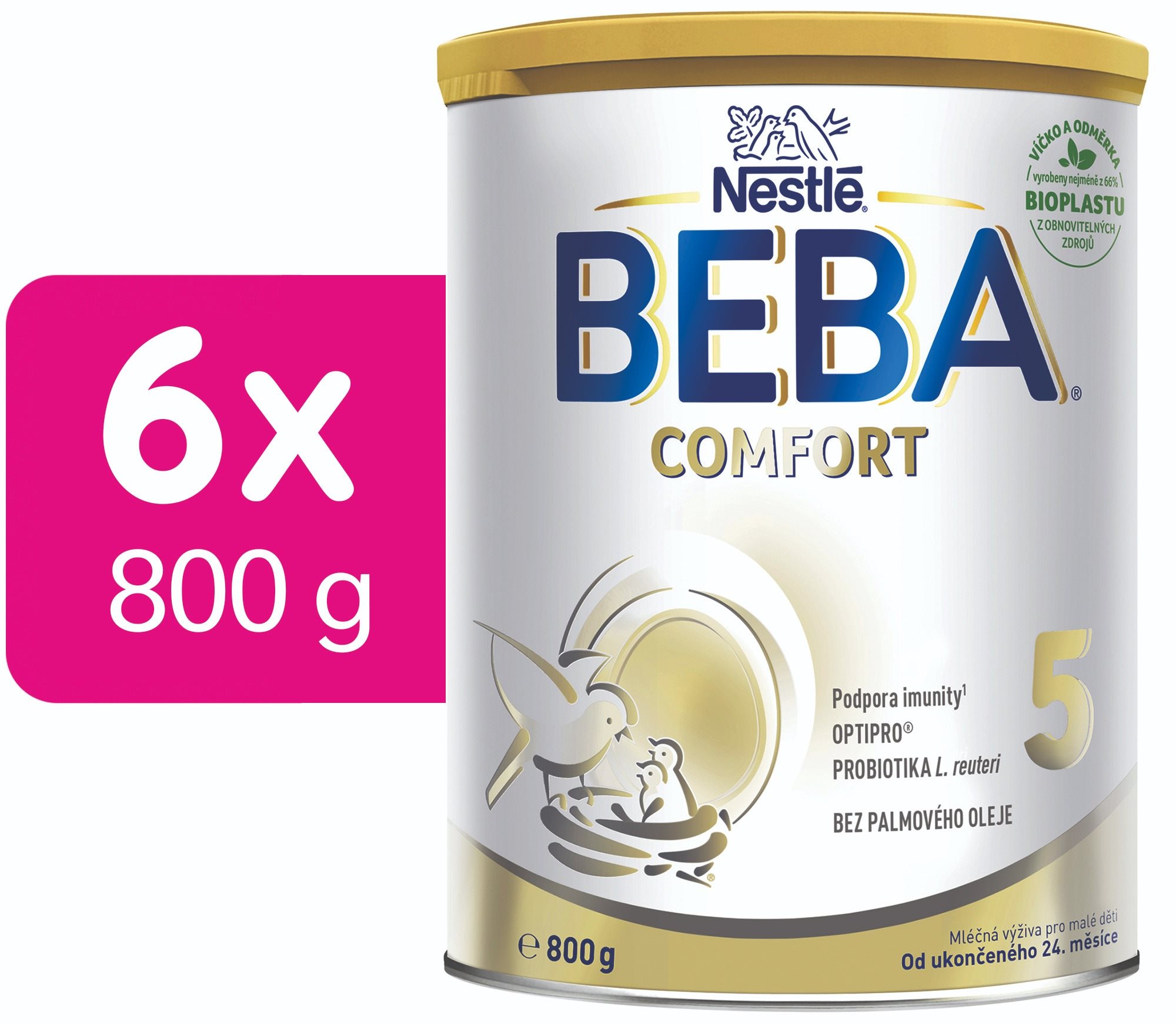 BEBA COMFORT 5 batoľacie mlieko (6× 800 g) Dojčenské mlieko
