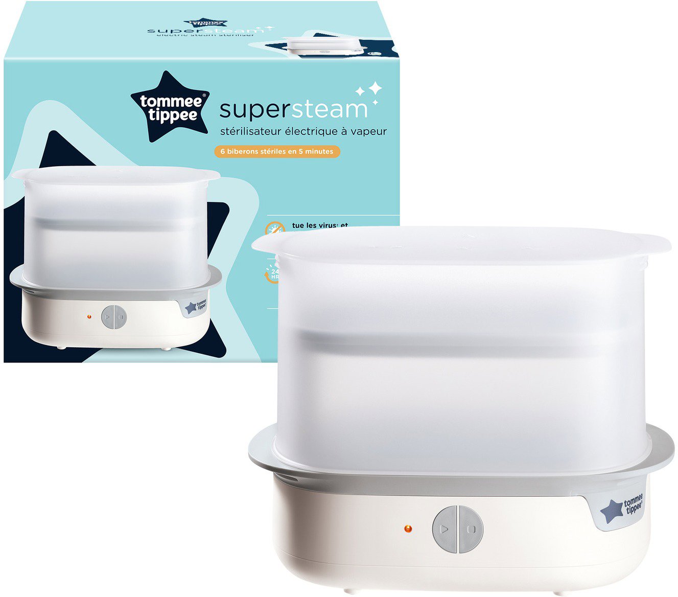 Tommee Tippee Sterilizátor Advanced Sterilizátor fliaš