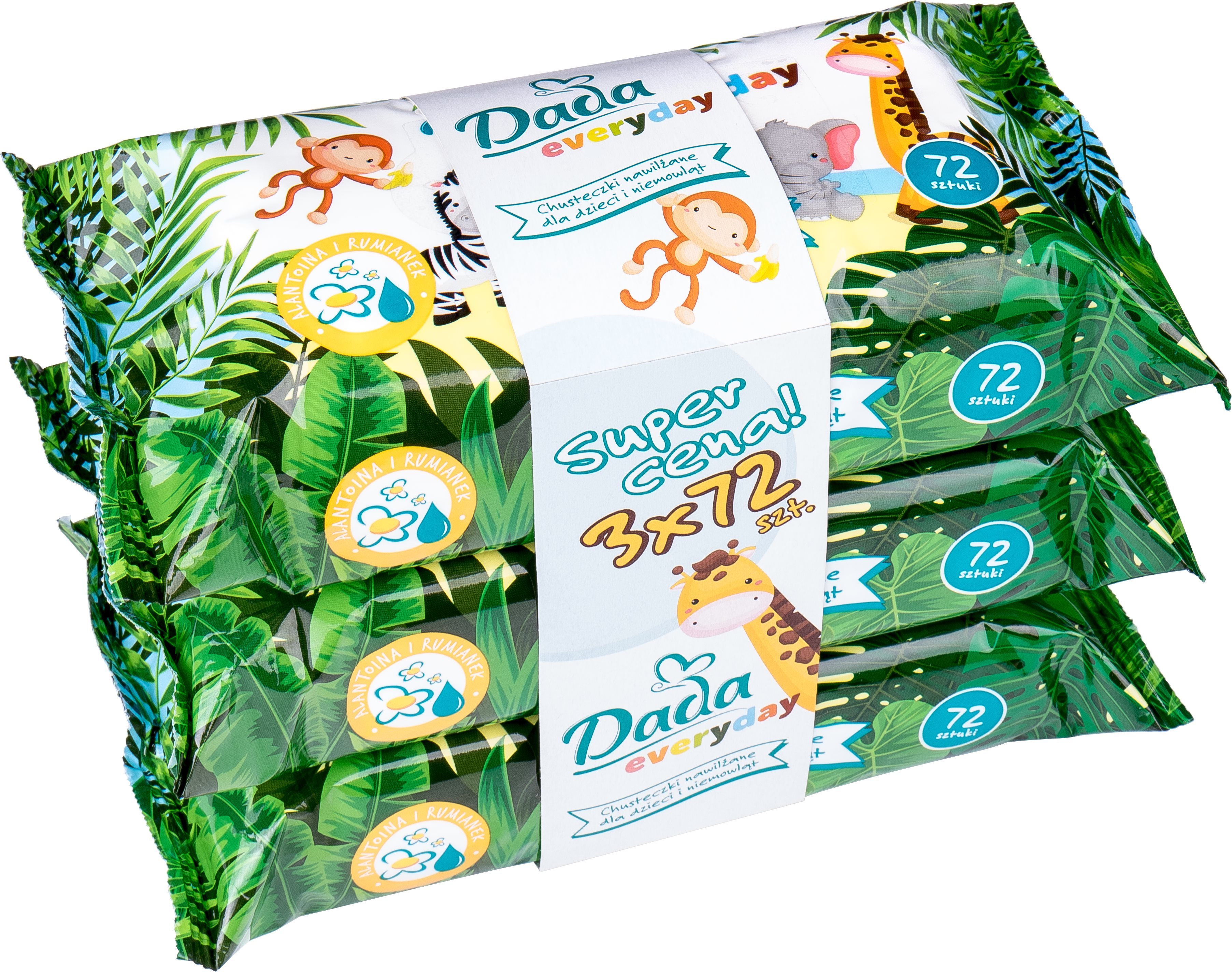 DADA Everyday 3 × 72 db Popsitörlő