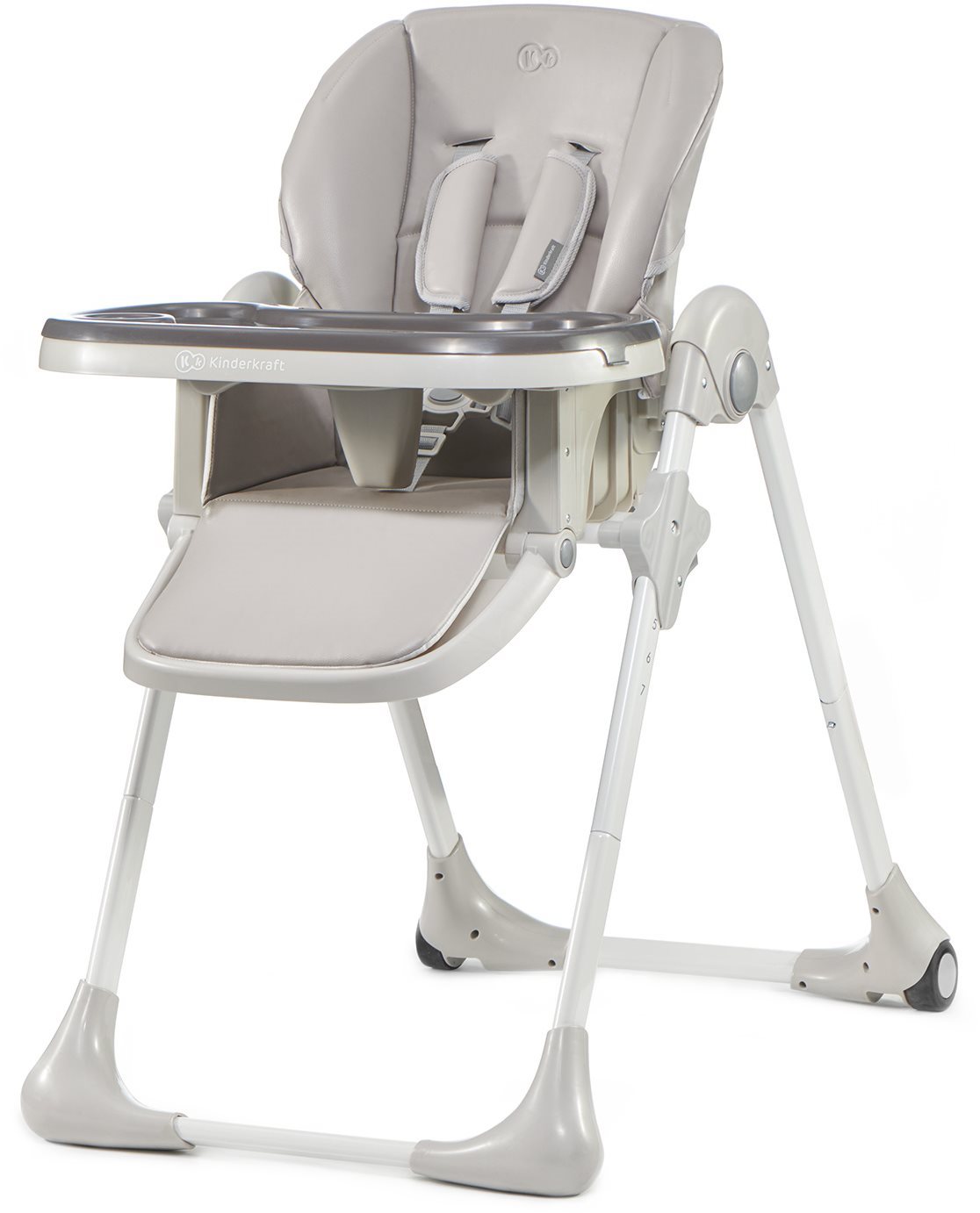 Kinderkraft YUMMY grey Stolička na kŕmenie