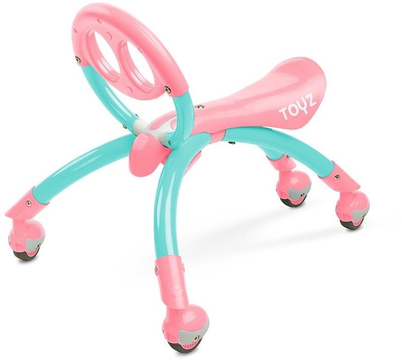 Detské chodítko 2 v 1 Beetle pink Odrážadlo