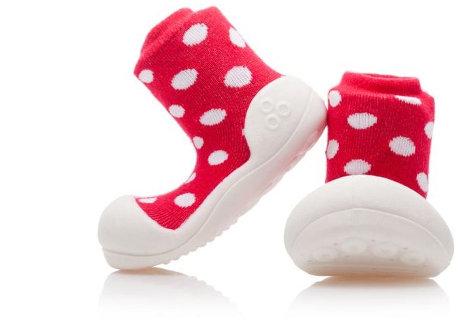 ATTIPAS Topánočky Polka Dot AD06-Red veľ. L (116 – 125 mm) Detské...