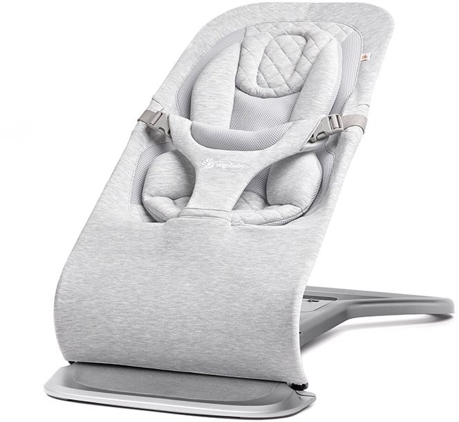 Ergobaby Evolve ležadlo Light grey Detské ležadlo