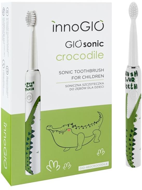 InnoGIO Giosonic sonická Crocodile Detská zubná kefka