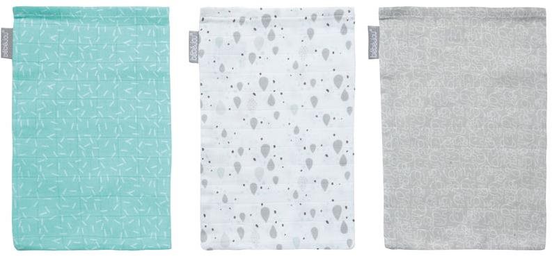 Bébé-Jou Bambusové mušelínové uteráčiky Ollie 3 ks Uteráčik