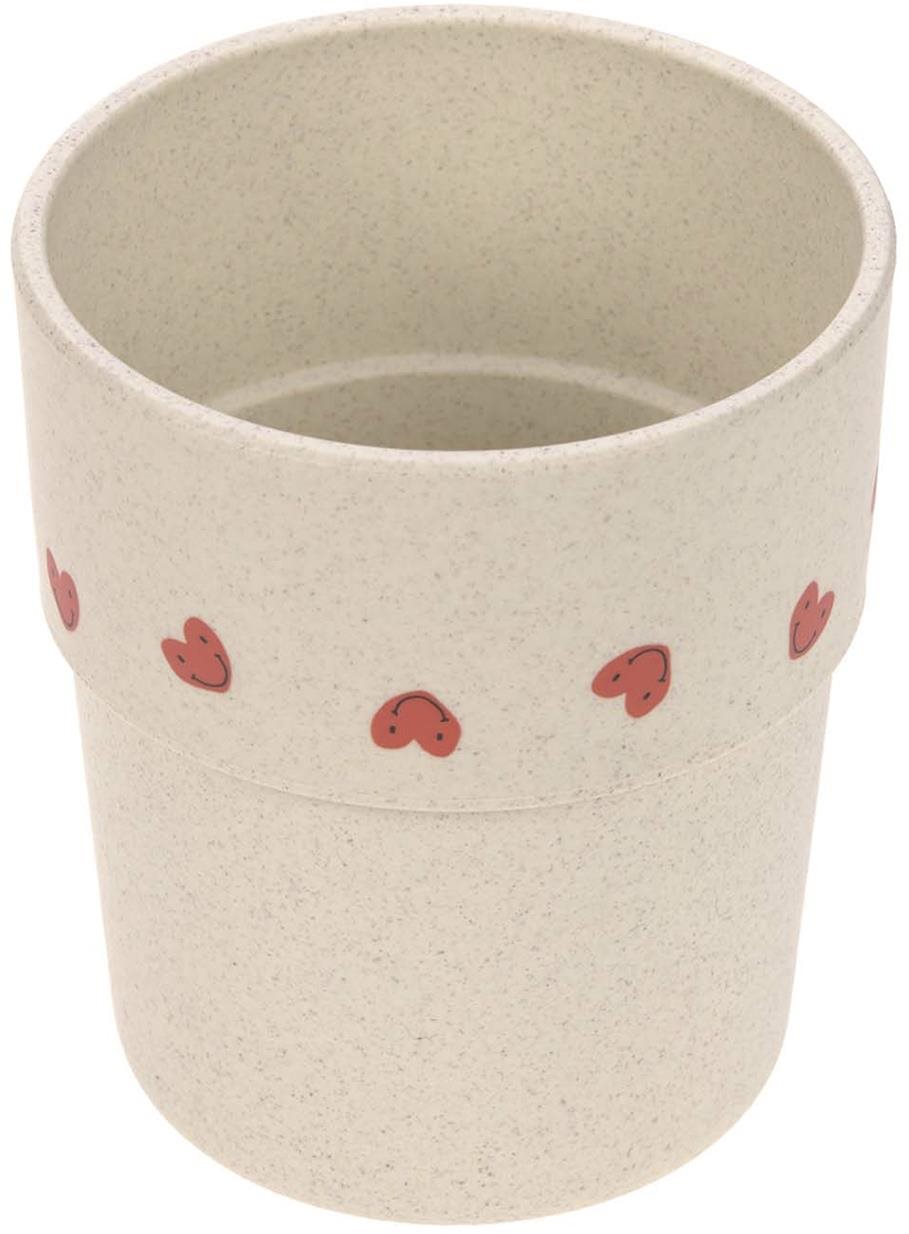 Lässig Mug PP/Cellulose Happy Rascals Heart lavender Tanulópohár